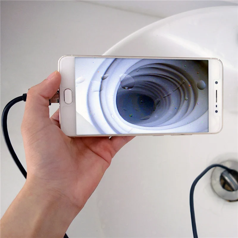 Teslong Auto Focus Endoscope Camera with Waterproof Semi-Rigid Snake Cable Camera