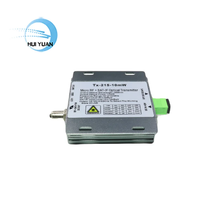 CATV SATV 1550nm Optical Transmitter SCAPC Fiber Port 47-2150MHz Satellite Transmitter