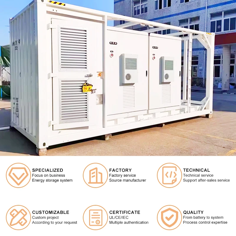Solar Storage Container 500kW 1MWh 20ft System With Battery Storage System Container Industrial & Commercial Energy Storage