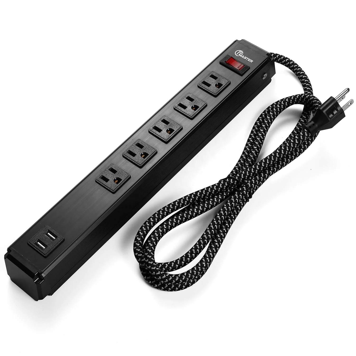 power strip plug vertical supply slim electrical surge arrester