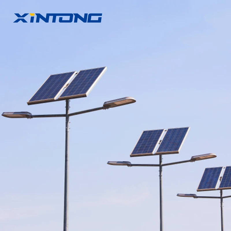 XINTONG 5 Years Warranty Solar Street Lamp in One Solar LED Street Light with Pole IP67 Integrated All 60w 80w 100w 120w