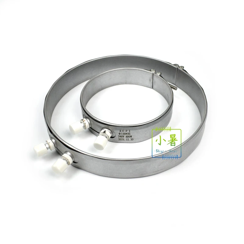 Slight heat 35mm band heater 220v electrical resistance band heater industrial electric flat stainless steel mica