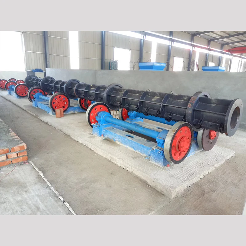 centrifugal cast reinforced concrete round square poles machine