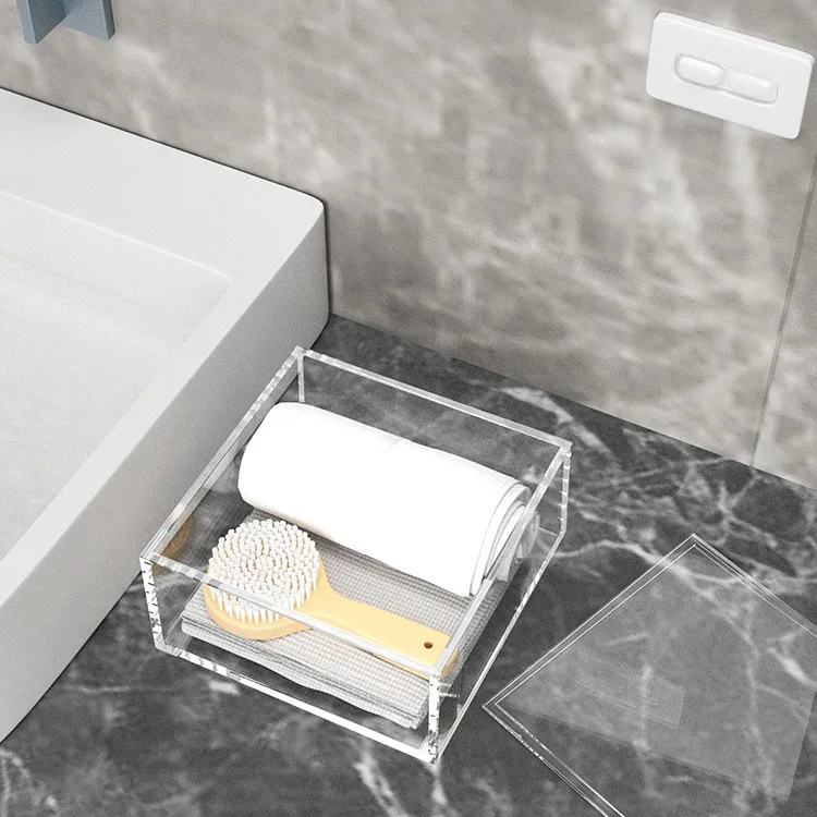 Custom Multi-purpose Clear Acrylic Case Box Transparent Stackable Plexiglass with Lid for Display ML-D1223 200pcs CN;ZHE Maolin