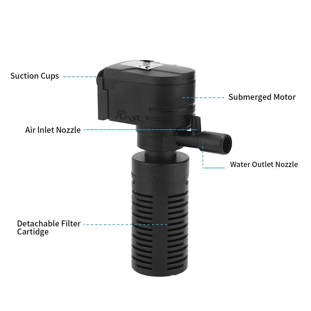 Aquarium Filter Pump Internal Aquarium Filter Sponge Sump Filter Aquarium Overflow