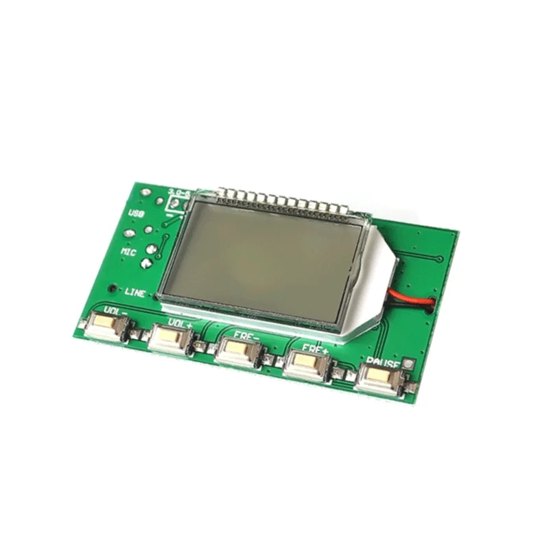 DC 3V-5V FM Transmitter Module DSP PLL 87-108MHz Stereo Digital Wireless Microphone Board Multi-function Frequency Modulation