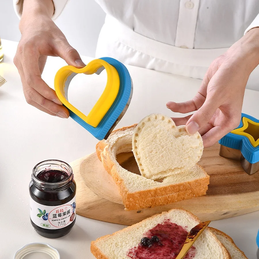 Sandwich Knife Cookie Knife Vegetable Cutter Food Grade Cookie Mould Sandwich Cookie Cutters Set For Kids Bakeware Tools