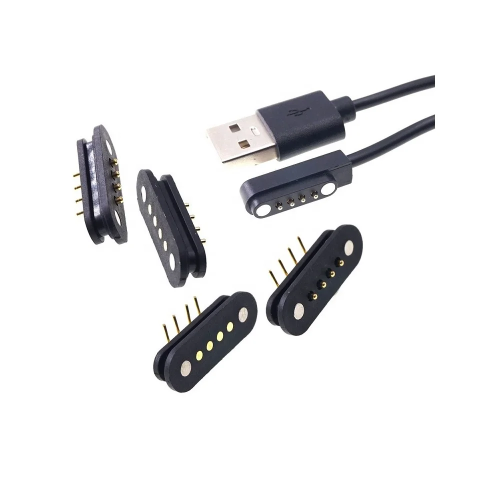 Магнитный пружинный контакт Пружинные контакты SMT/SMD 4-контактный разъем шаг 2 5 мм передача данных Мужской Женский 2A е-байка 36В постоянного тока Макс. Мощность заряда