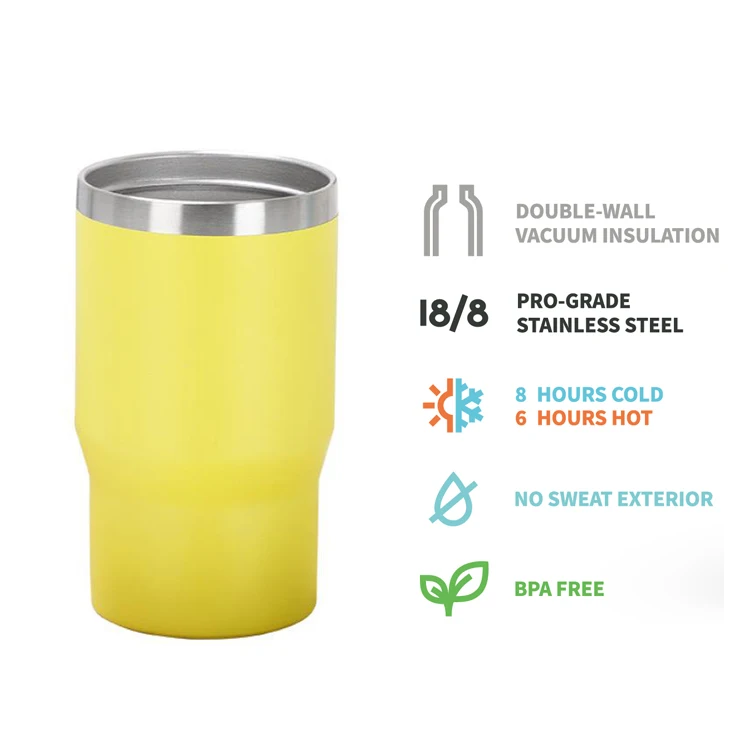 Stainless Steel 14 oz Can Cooler Vacuum Insulated Factory Wholesale Double Wall Cola Can Cooler