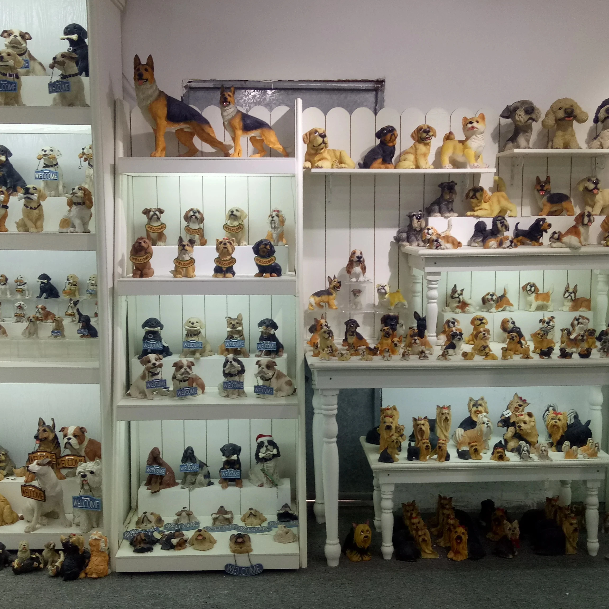 Фигурка в виде животного из смолы фигурка добермана 3 цвета игрушечная собаки