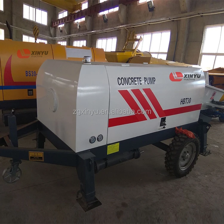 Low price and convenient operation China factory manufacture diesel  type concrete  pump for sale South America