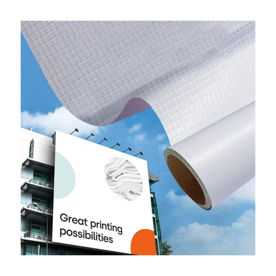 outdoor printing pvc rolls advertising material lona frontlit flex banner coated laminated flex post signboard banner