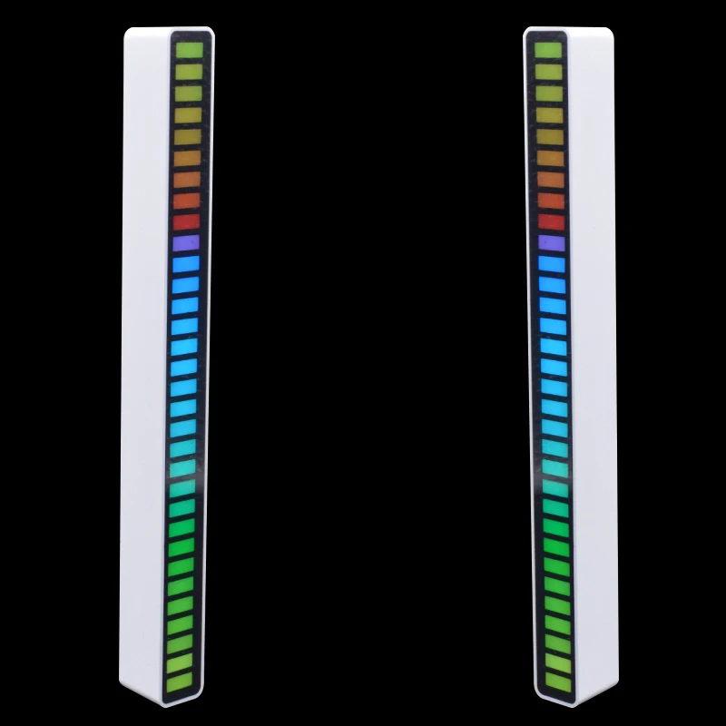 SUNJET High Quality Cheap Price Rechargeable RGB Voice Control LED Music Level Light Pickup Lamp Rhythm Lights