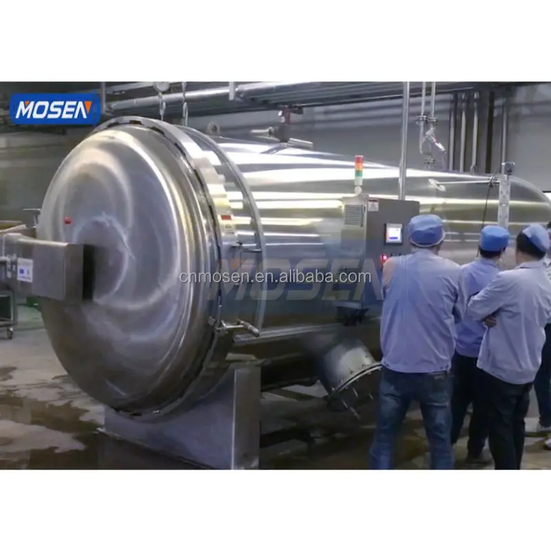 Palm Fruit Steam Retort Sterilizer Stainless Steel 304 Autoclave for Pouch Tin Cans Food Industry