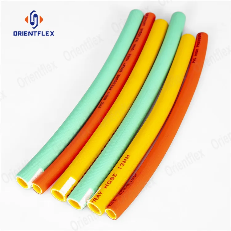 20 Bar High Pressure 1 1/2In 3 Layers Braided Power Agricultural Pvc Spray Soft Hose 8.5Mm 50Bar Wp