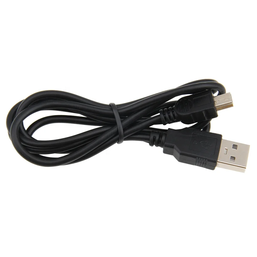 Best Black 100 cm Length USB 2.0 A Male to Mini 5 Pin B Data Charging Cable Cord Adapter USB Extension Cable