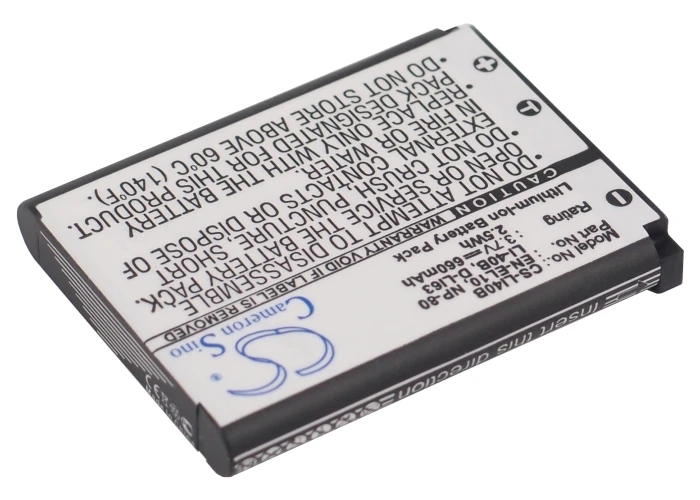  Батареи для камеры Aikitec Powerkit BL-40B-500 литий-ионный аккумулятор беспроводной мини небольшой Замена аккумуляторной батареи Accu акумуляторная