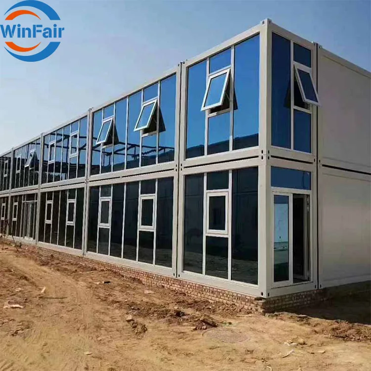WinFair Cheap Detachable Container Homes China Manufacturers Glass Small Portable Modular Prefabricated House Homes For Sale