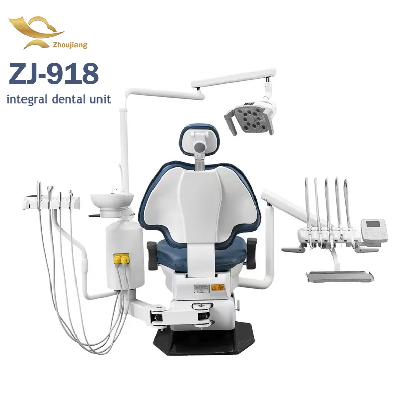 Новый дизайн ZJ Премиум Комфорт лучший стоматологический стул для стоматологической клиники Интегральная стоматологическая установка