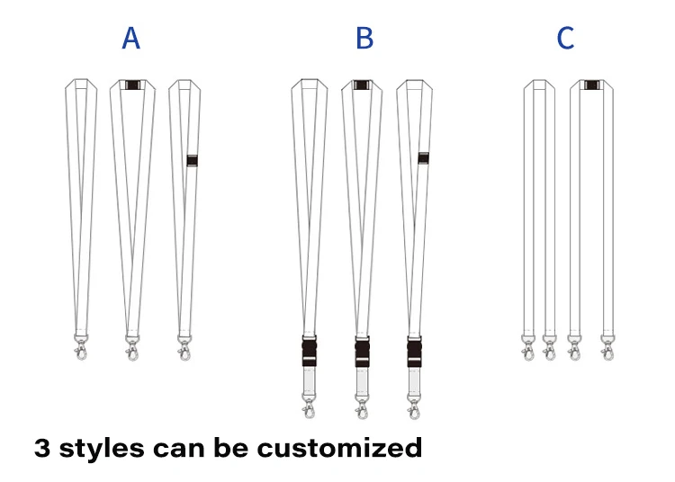 High Quality Custom Printing Logo Polyester Niky Lanyards For Sale