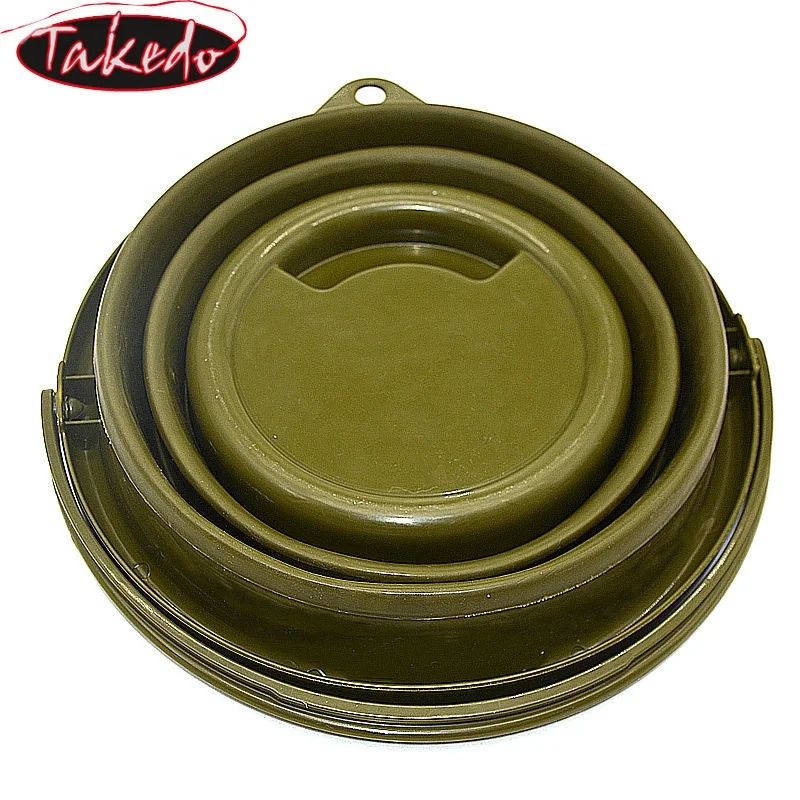 TAKEDO YJ03 Hot Sale 10L Folding Water Container Space Saving Bucket For Home Household Camping Multifunctional Folding Bucket