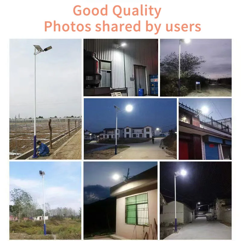 High Powered Road Streetlight Waterproof IP65 Outdoor Lamp 100W 200W 300W 400W 500W LED Solar Street Lights