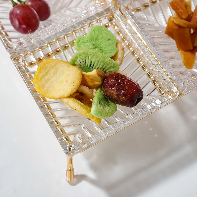 Luxury nordic fruit tray display fruit basket bowl storage food with stand