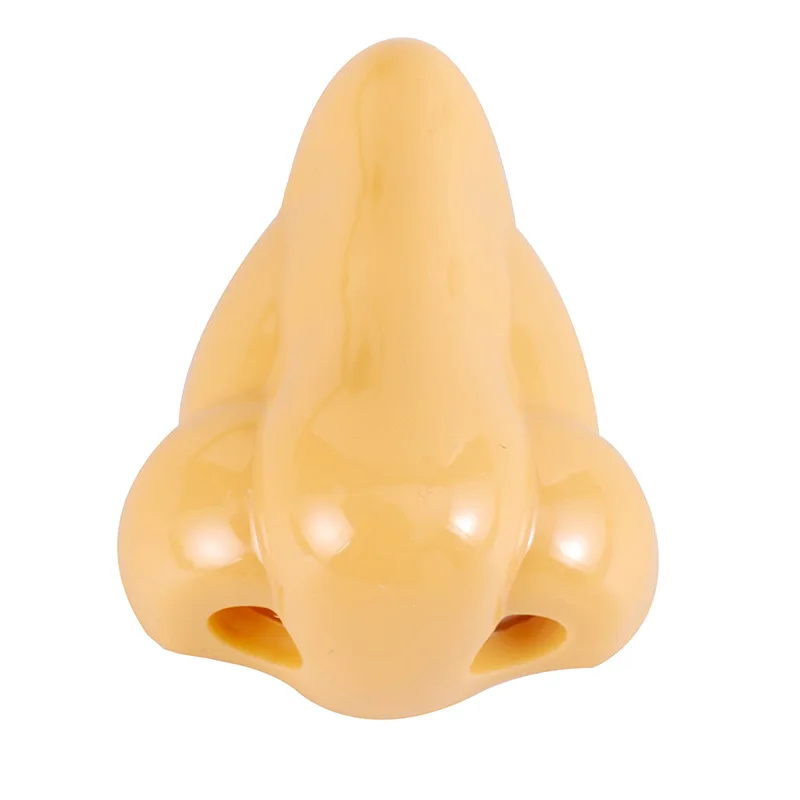 Novelty shape single hole plastic funny nose pencil sharpener for school