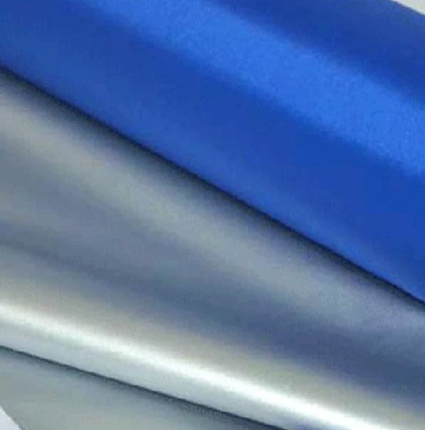 Direct sell 100% polyester waterproof pu pa silver coated taffeta fabric for car cover tent