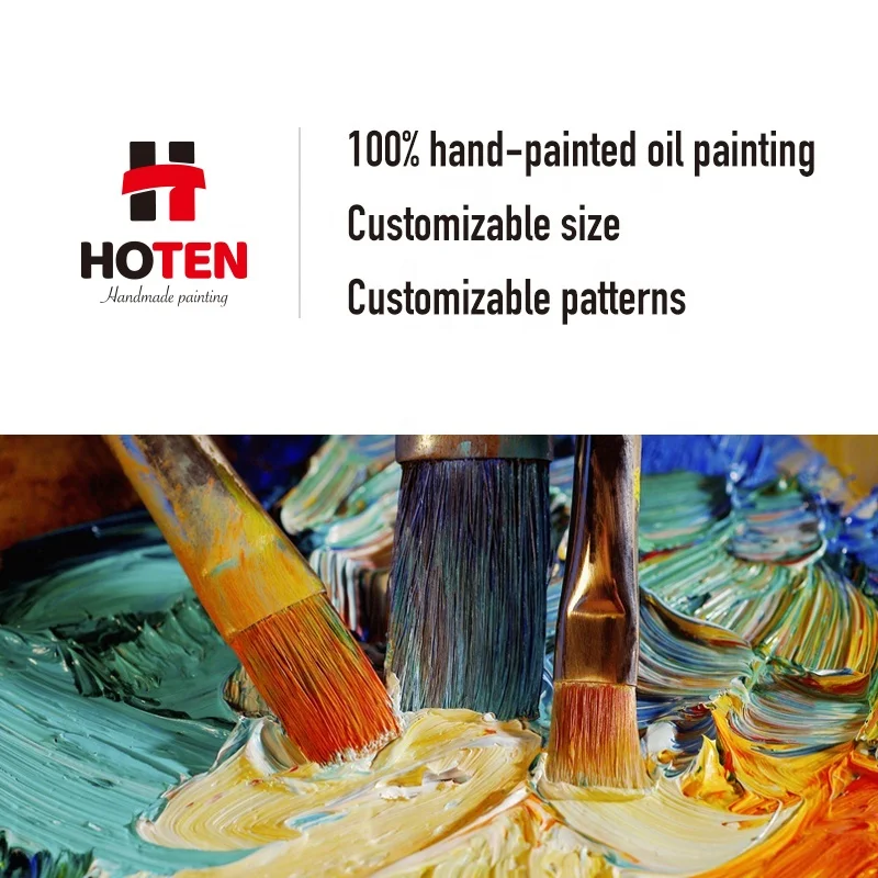 Bay texture abstract landscape decorative painting pure hand-painted purple color oil painting