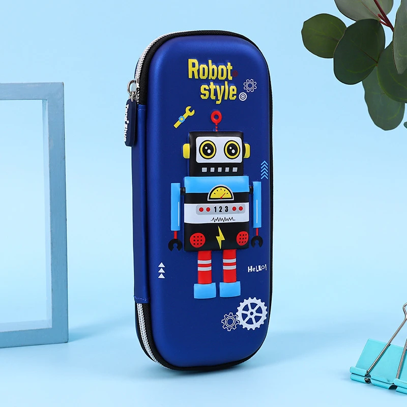 Трехмерный 3D детский пенал, оптовая продажа, мультяшный пенал большой емкости, двухслойный пенал для студентов, канцелярские принадлежности