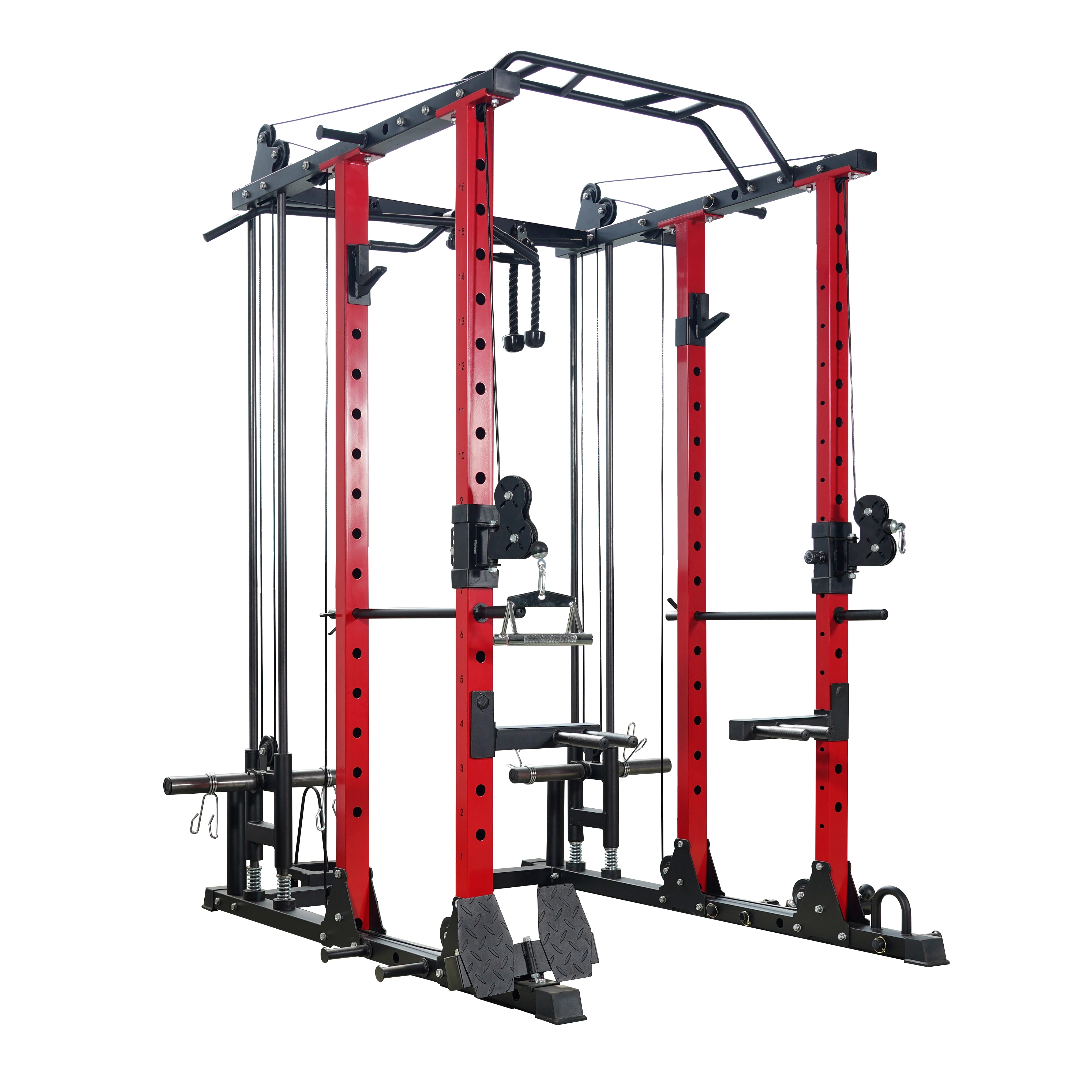 Multi functional  home power rack gym equipment  Pull Up Bar Smith Machine Squat Rack