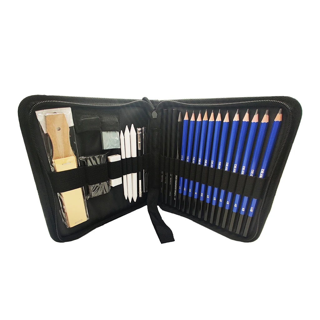 Professional 30 Pieces Art Craft Painting Set Sketching Drawing Set For Kids