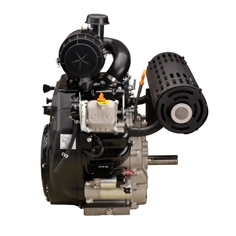 V Twin Cylinders 35 hp 24kw 999cc Air Cooled Electric Start  Machinery Horizontal Gasoline Engine