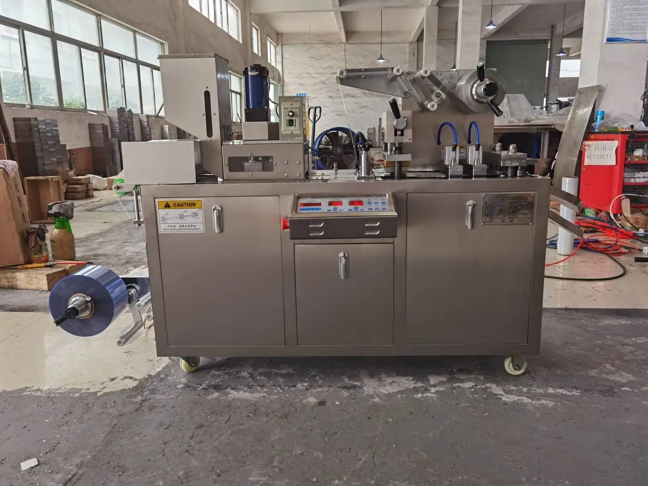 Эффективная и прочная блистерная упаковочная машина DPP 80/пластиковая блистерная упаковка для таблеток и капсул