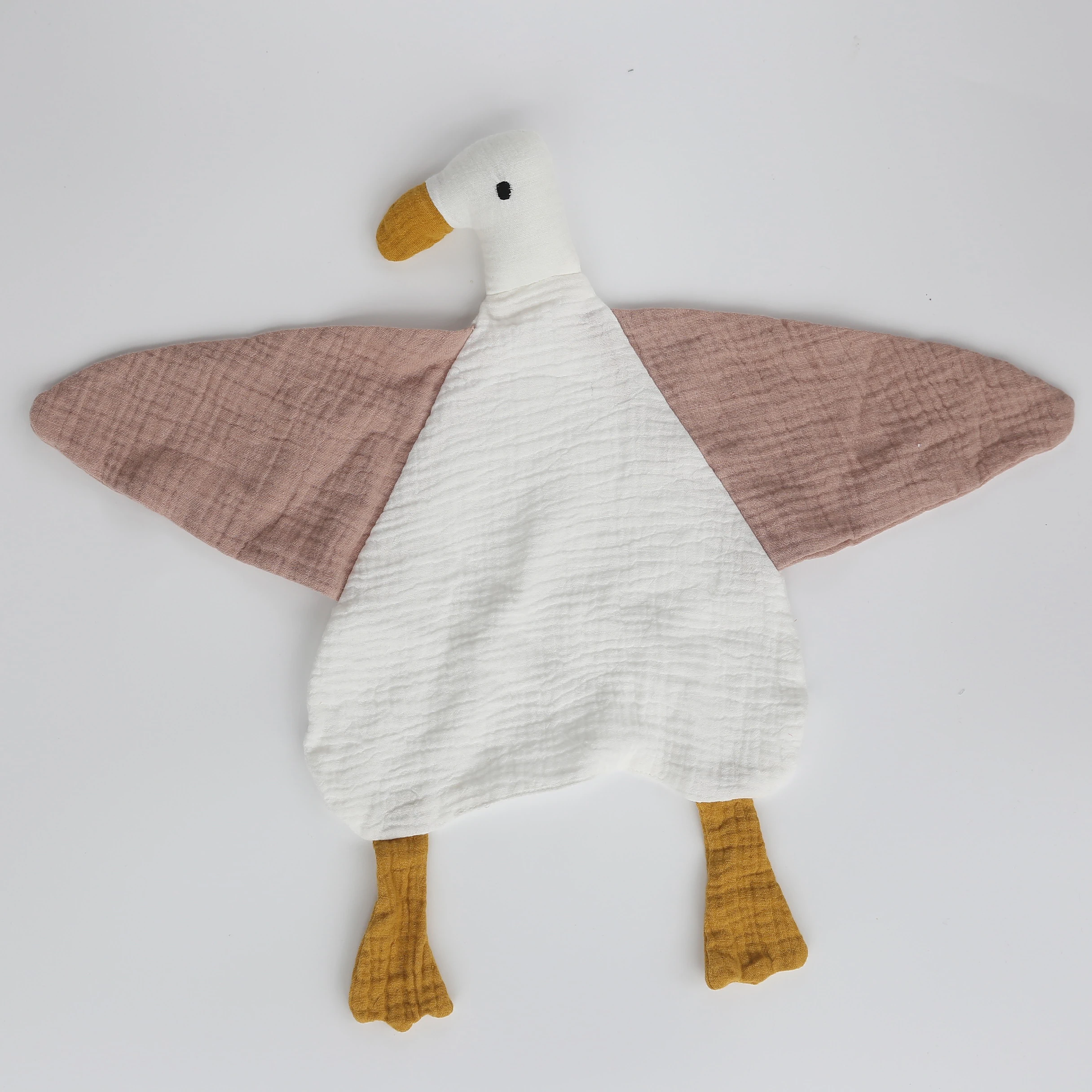 50 vibrant colors option newborn duck comforter cuddle cloth soft muslin cotton baby goose security blanket