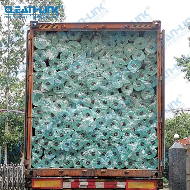 Wholesale Price Paint Stop Air Filter Media G3 G4 Pre Fibreglass Filter Roll for Auto Spray Booth