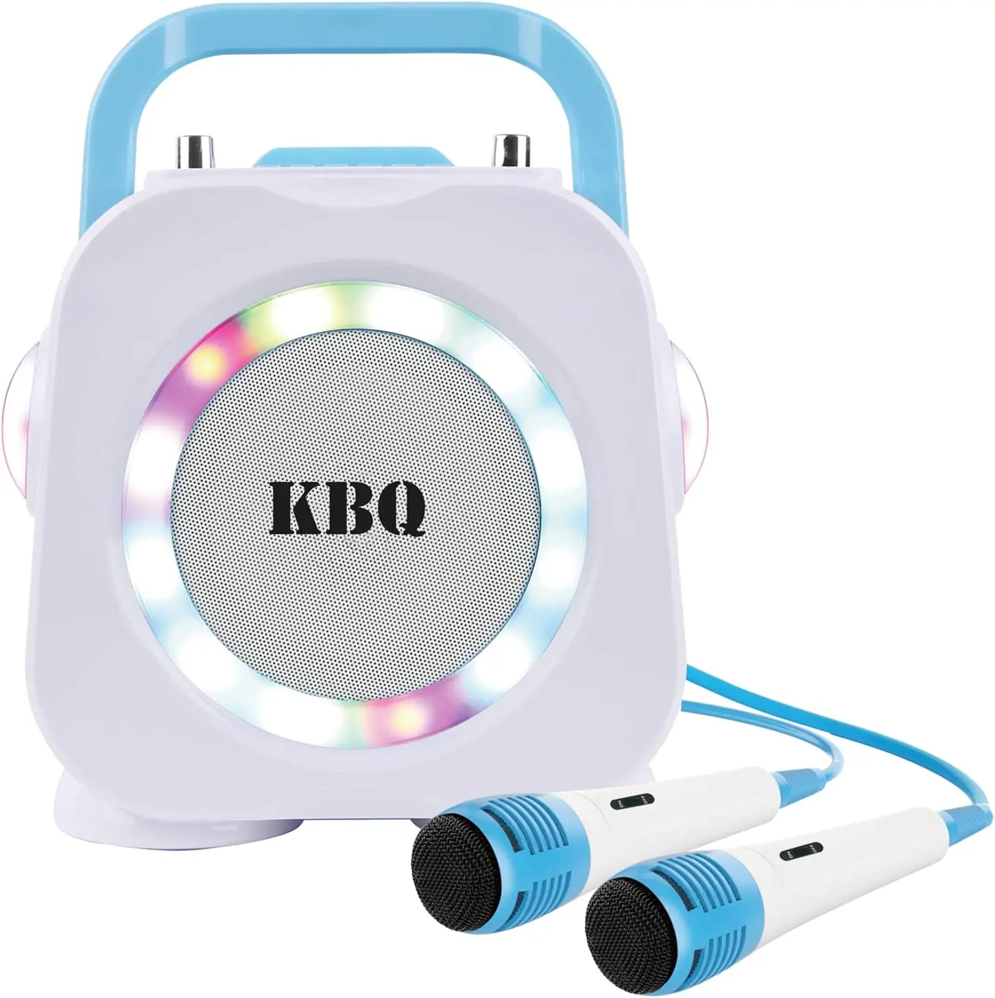 Children Recording Lovely Karaoke Singing Machine Speaker With Mics For Kids Girls&Boys For Singing Learning Music Toys