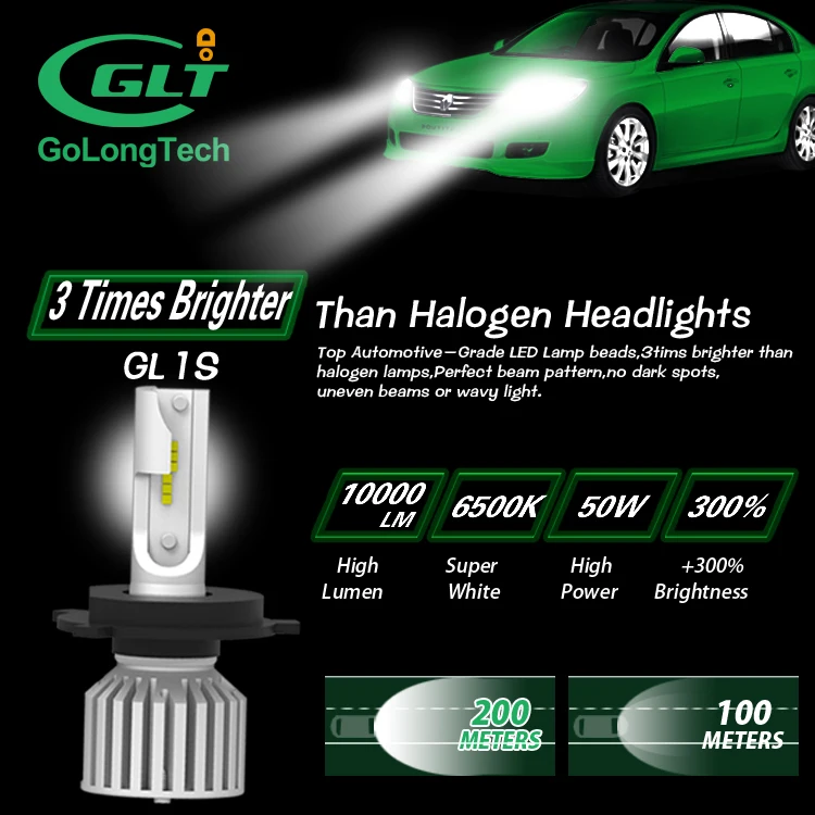 
GL1S 10000lm 50W Fahren Color Changing 9155 9140 Py20d 9005/Hb3/H10 Fog Car Led Light Bulbs Headlight Led H10 