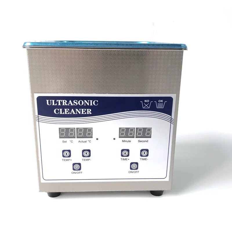 Laboratory Ultrasonic Transducer Cleaner Vibration Wave Cleaning Bath 2L With Heating/Power Adjustable For Washing Test Tube