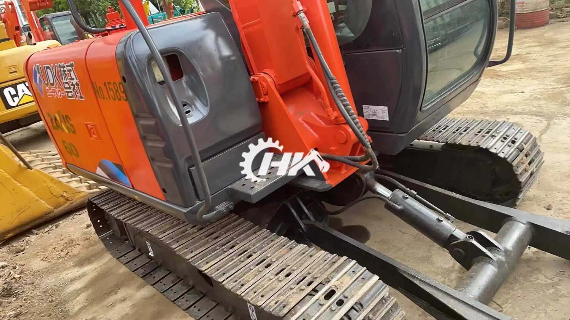 HANG KUI HITACHI 60 6 тонн 90% новый оригинальный японский с EPA CE сельскохозяйственный подержанный экскаватор для копания