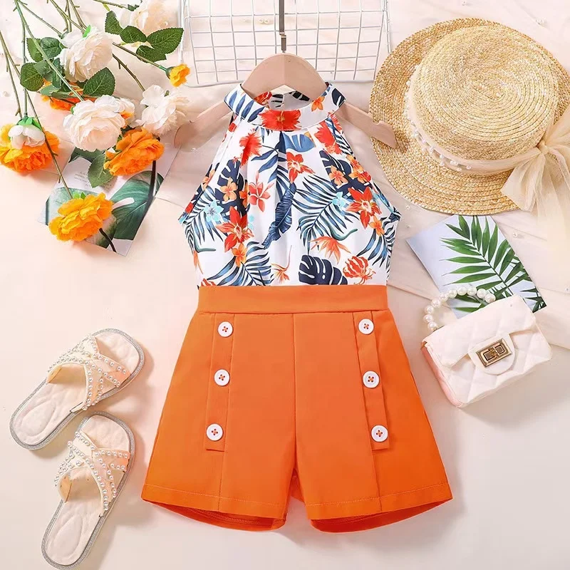 Trending Summer 3 4 5 6 8 10 11 12 13 14 Years Old Age Teenager Suits Teen Outfit Shorts Child Clothes Kids Clothing Sets Girl