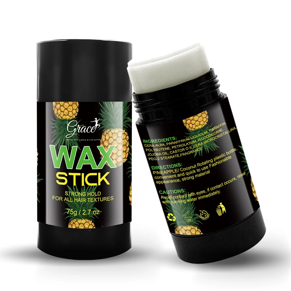 Edge Control Wax Hair Wax Stick Bundle Set Wigs Strong Hold Non-greasy for Fly Away & Edge