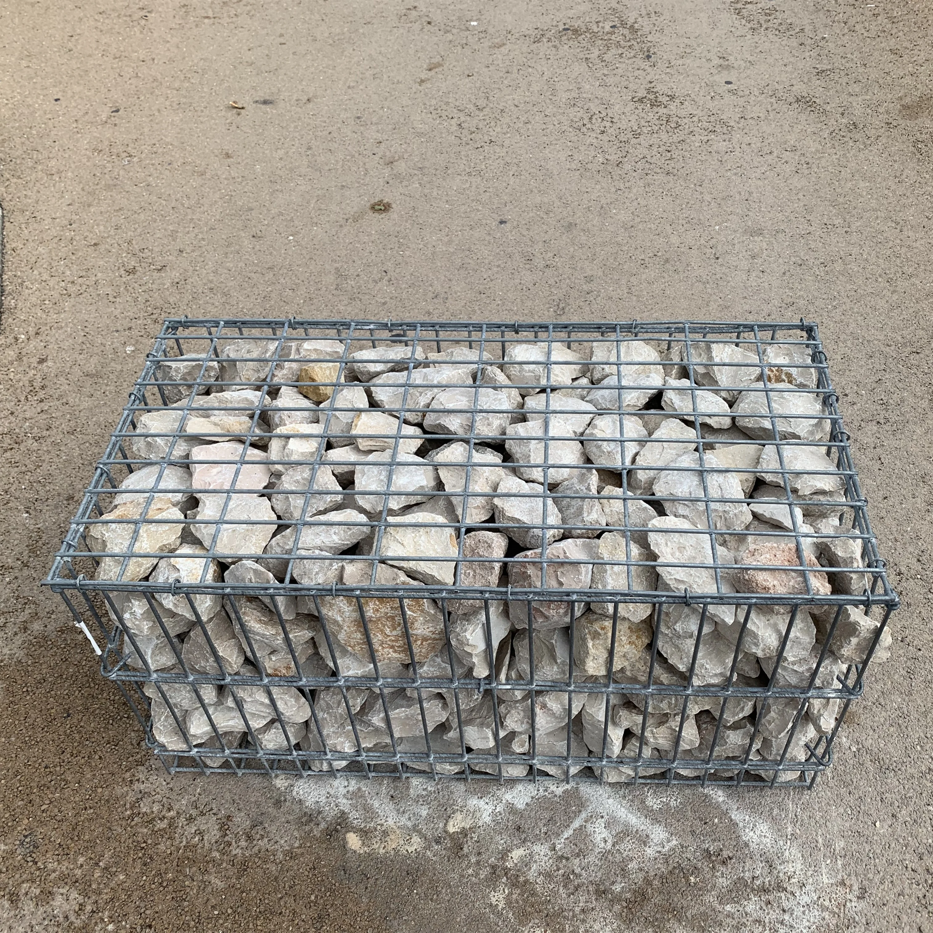 Best Price 50*100mm Galvanized Iron Gabion Basket Waterproof FSC-certified Gabion Box with Coating for Fence Gate Wire Model 3D