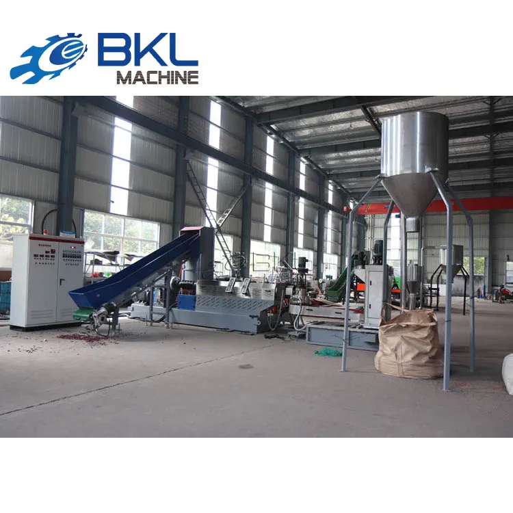 
Offcut PE film bag Plastic pelletizing recycling machine 