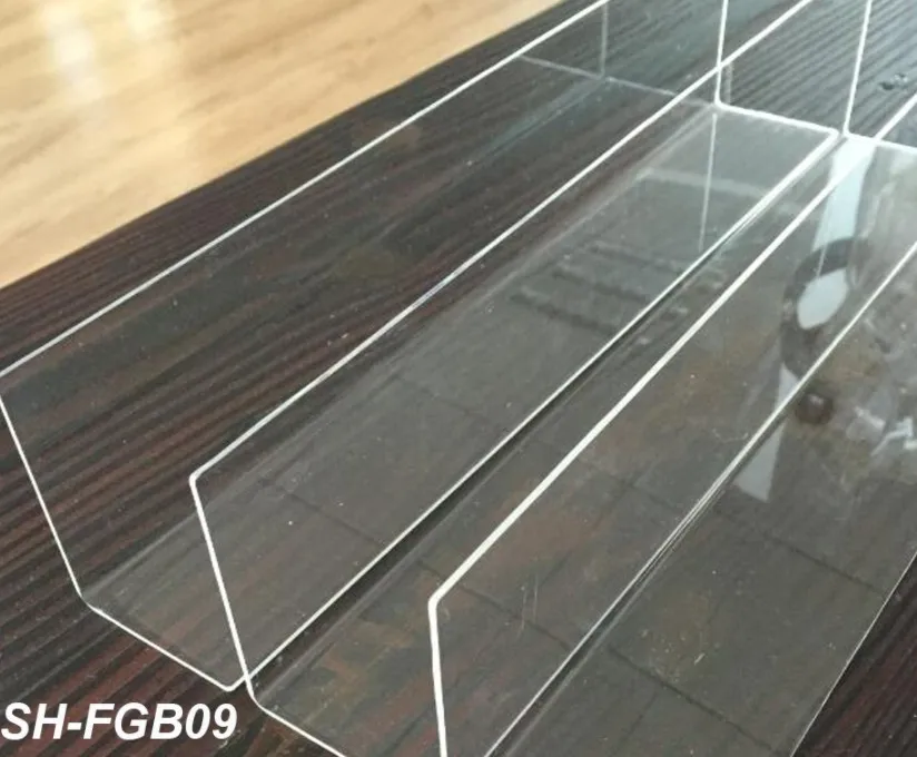 Plastic shelf  divider for supermarket and stores