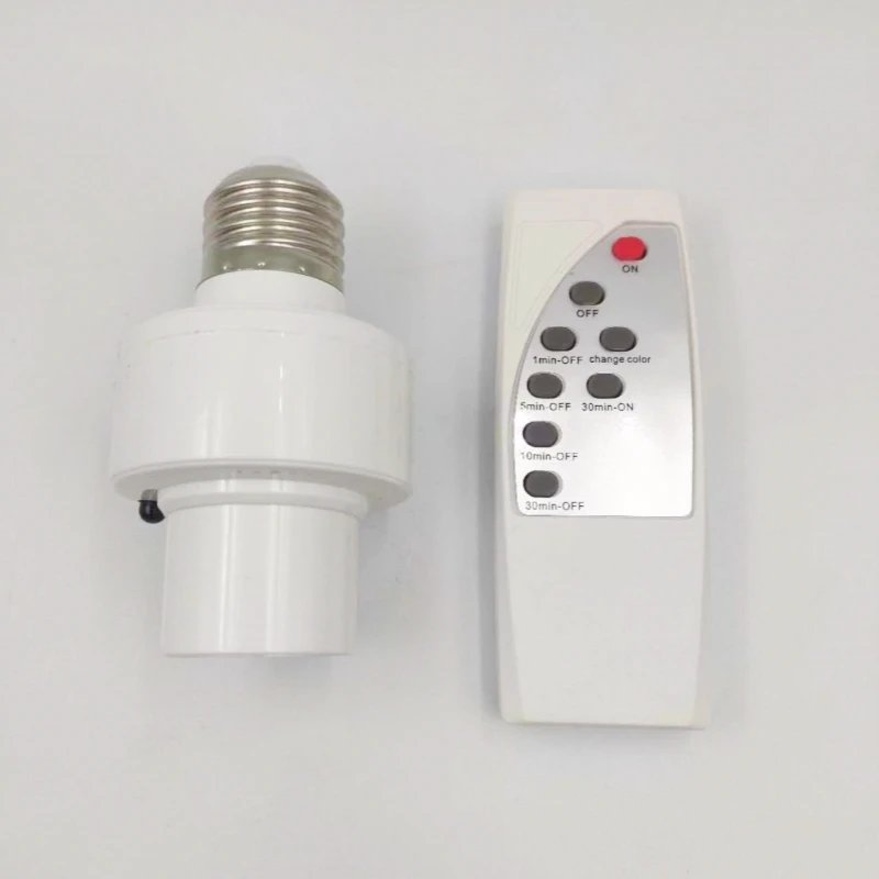 Hot sell Smart Remote Control E27 smart led bulb Smart Wifi Wireless Remote Socket Adapter E27 lamp Holder
