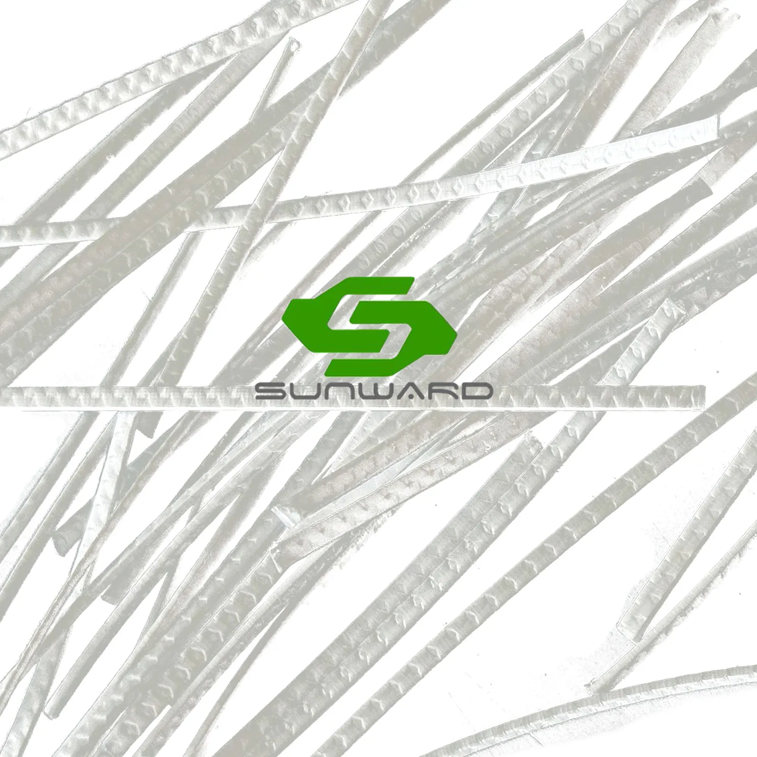 100% Polypropylene Fiber Synthetic Macro White Color Concrete Reinforced