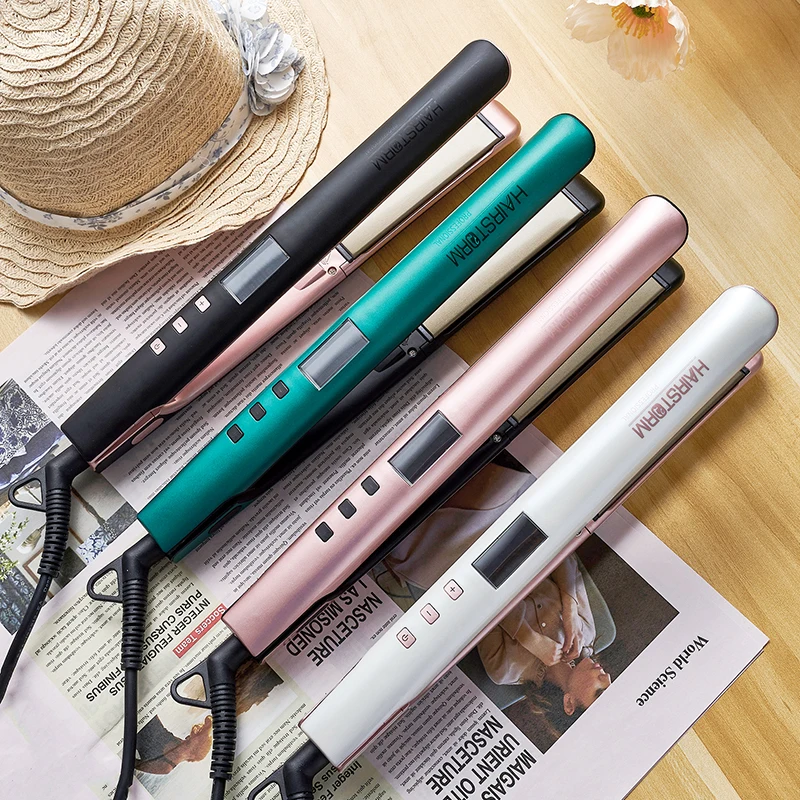 Professional copper metal Hair Straightening Comb brush Hot Electric Hair Straightener comb for hair bling hot comb