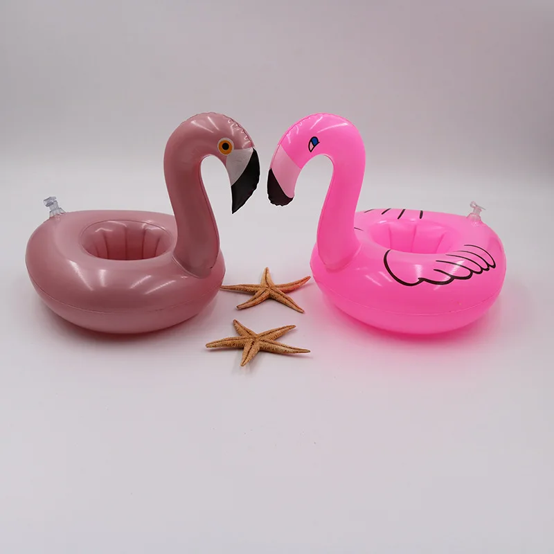 Pink Flamingo Inflatable Floating Drink Holder